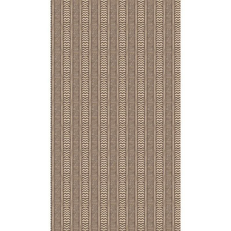 Tweak Striped Non-Woven Wallpaper Roll, Cocoa