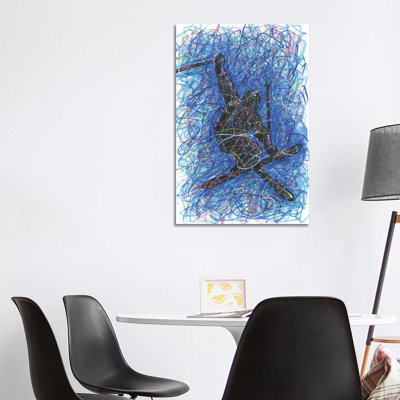 Skiing Trick by Kitslam - Gallery-Wrapped Canvas Giclée on Canvas