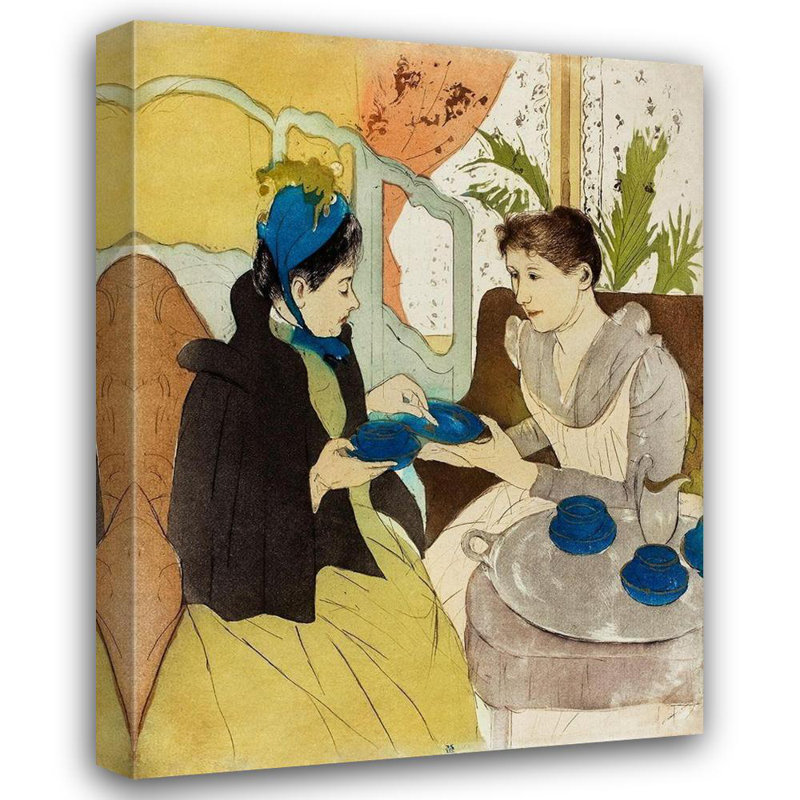 Art sur toile tendue Lark Manor ™, Cassatt, Mary, titré: Après-midi 55373, H 36 po x l 28 po