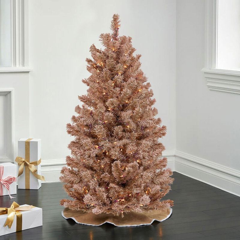 Easy Set-Up Lighted Pine Christmas Tree