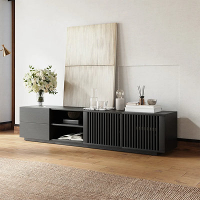 Mid-Century Modern TV Stand, Fully Assembly