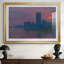 Maisons du Parlement, coucher de soleil - Claude Monet - reproduction d'art avec passe-partout et verre - 1903-1921319977-1921319983-1921319953
