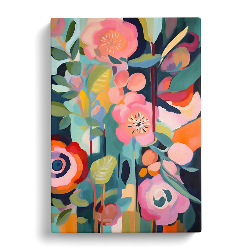 Modern Flowers Orphism Vol.10 - Wrapped Canvas, 50cm H x 35cm W x 3cm D