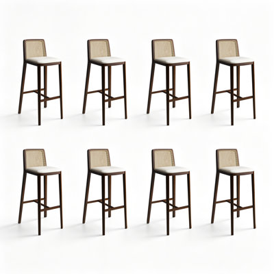 Walnut Solid back side Chair(Set of 8)