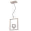 Luminaire suspendu géométrique moderne à 1 lumière avec détails en cristal-365864638