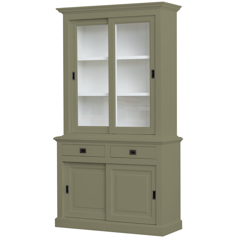 Analin Display Cabinet, Mustard
