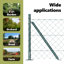 Vidaxl Chain Link Fence With Posts Steel-116797812-116797815