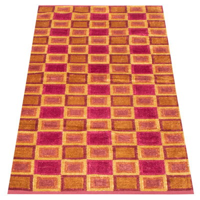 Ammanda Chenille Geometric Indoor Rug