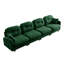 Canapé modulaire quatre places modulaire en chenille de qualité supérieure avec 2 coussins décoratifs-1389017908