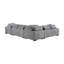 Canapé modulaire 4 pièces avec méridienne Raife-1202293848