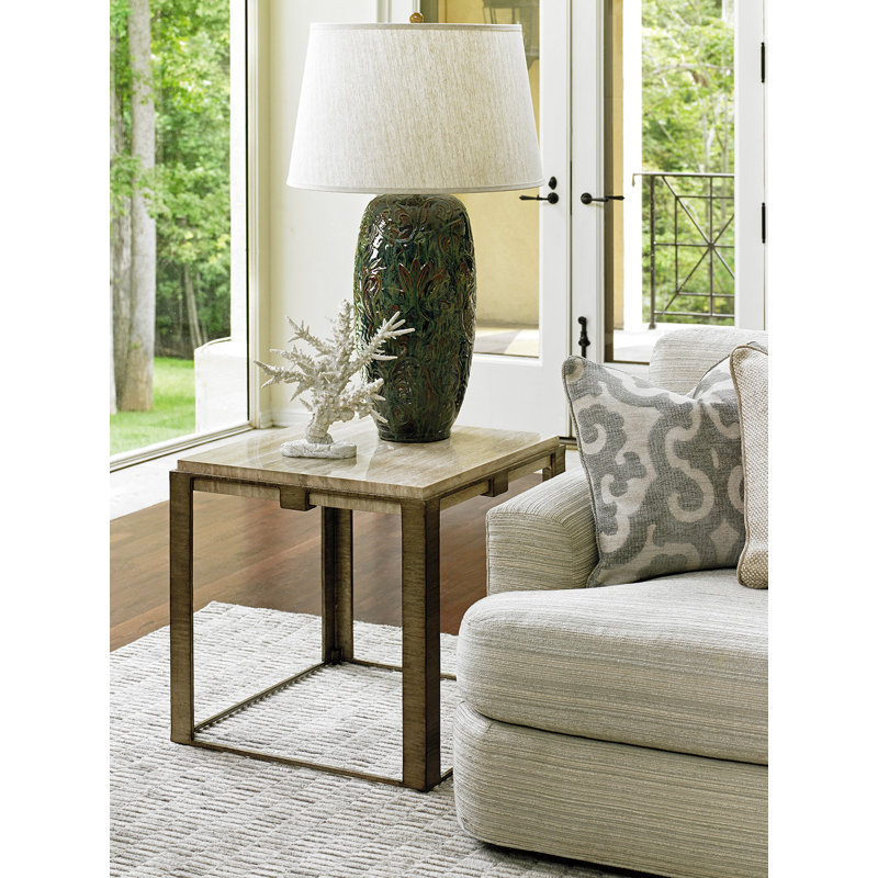 Laurel Canyon Stone Lamp Table