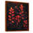 Toile avec cadre flottant brun