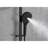 Matte Black Handheld Shower With 59-inch Hose & 28-inch Slide Bar, Stainless Steel Created, Adjustable For Optimal Position Alignment, Intense Water Current Performance, Nozzles Unclogged Flow