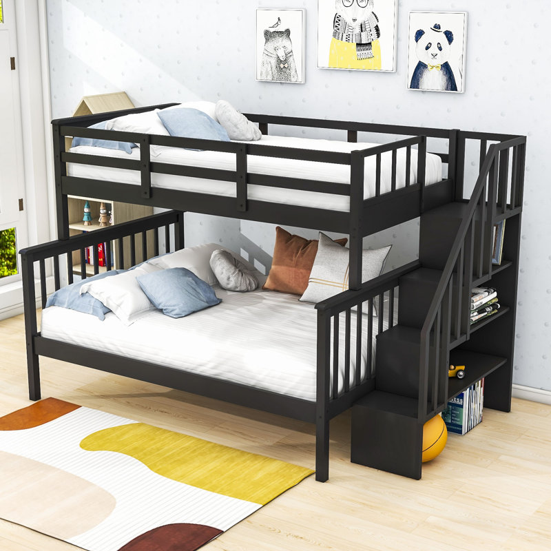 Deanna-Marie Kids Twin Over Full Bunk Bed, Espresso