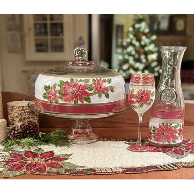Carafe Poinsettia