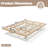 Solid Bamboo Platform Bed Frame with Support Slats-125069616-125069617
