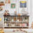 Farmhouse Wood Long Storage Organizer Bookcase-33435129-33435133