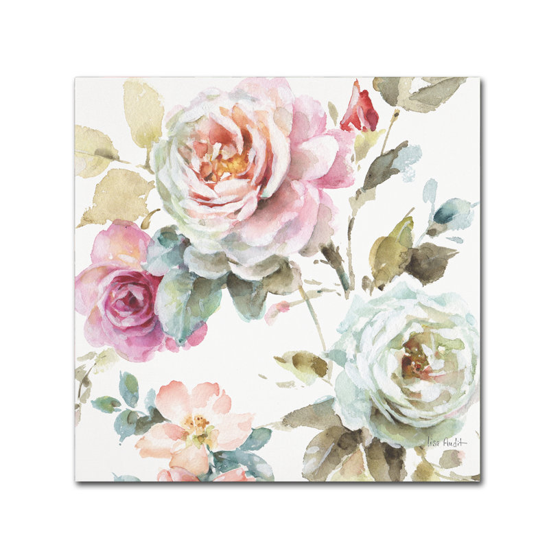 «Beautiful Romance V», reproduction sur toile, H 14 po x l 14 po x P 2 po