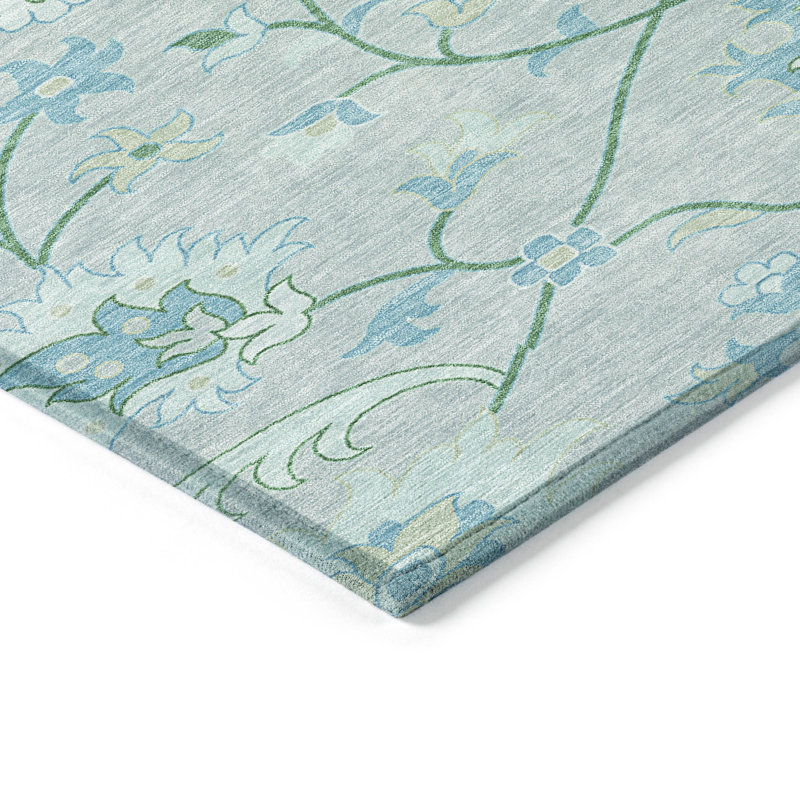Machine Washable Indoor/Outdoor Chantille ACN2291 Global Rug, Rectangle 3' x 5'