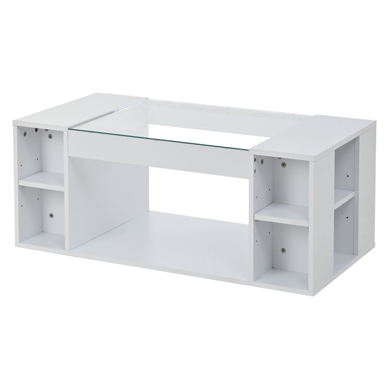 Solid Coffee Table with Storage