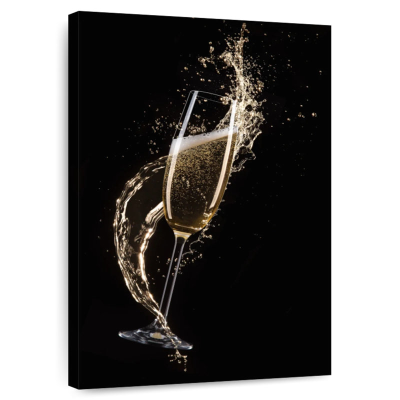 Yarlin Splashing Champagne, 24" H x 16" W