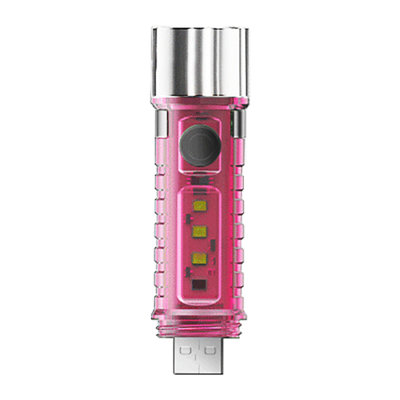 Night Light Portable Small Flashlight Magnetic Suction Floodlight Side Light Keychain Light Multi Light Source ECD Charging Flashlight