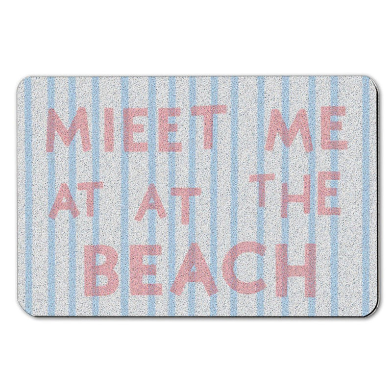 Tapis de bain «Meet Me at the Beach», 16 po x 24 po
