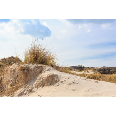 Sand Dunes On The Dutch North Sea Coast by Sergeklein - Wrapped Canvas Print