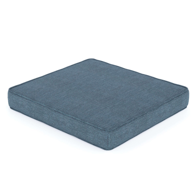 Outdoor Sunbrella® Seat Cushion, Spectrum Denim Sunbrella®, 17" W x 17" D