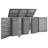 6.79 ft. W x 2.54 ft. D Stainless Steel Horizontal Garbage Shed-73410396