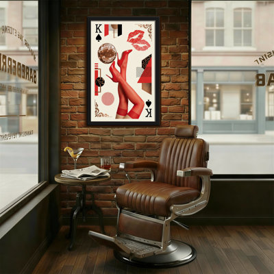 Fashion King Spades - talons rouges, motif disco