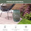 Tabouret de jardin en céramique 13 po x 18 po Outsunny-168210587