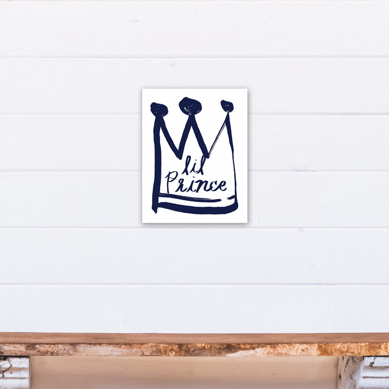 Art sur toile little prince Brewer, H 14 po x l 11 po x P 1,25 po, Bleu