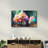 Elegant Tempered Glass Wall Art Painting, 13.8 x 21.7 inches | 100% Tempered Glass, Thickness: 0.16 inches | UV Printed for Vibrant Colors | Perfect for Home Decor, Living Room, & Office Spaces