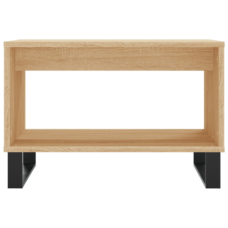 Azilynn Sled Coffee Table with Storage, Sonoma Oak