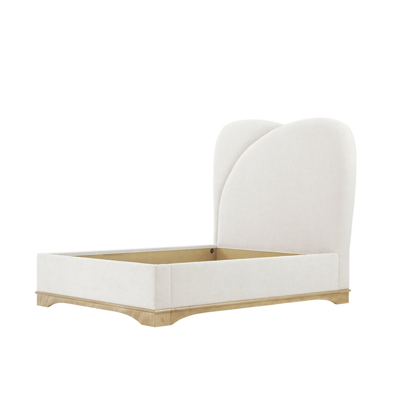 Origins Upholstered Bed, Queen, Sesame