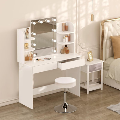Najira Dressing Table with Mirror