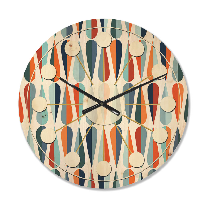 Horloge murale abstraite, Petit