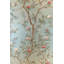Papier peint floral oiseaux traditionnels amovibles