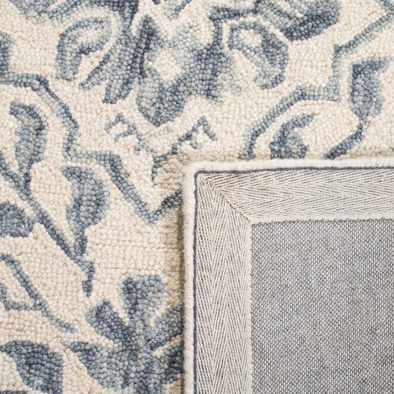 Pimentel Hand Tufted Wool Floral Rug, Runner 2'3" x 22'