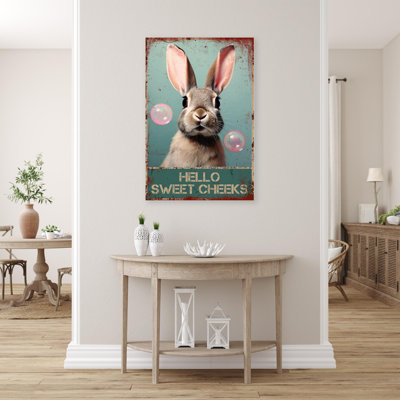 " Rabbit Hello Sweet Cheeks "