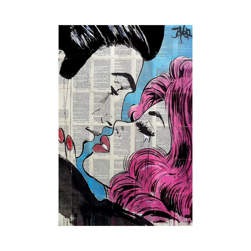 Moments Like This Go Pop! by Loui Jover - Wrapped Canvas Print, 101.6 cm H x 66.04 cm W x 1.91 cm D