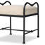 Tabouret d'appoint Maron Leona - crème Yuma
