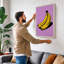 Graphic Bananas Modern - Wrapped Canvas-368544723-368544724