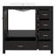 Meuble-lavabo sur pied 36 po avec lavabo 36 po, meuble-lavabo autoportant avec 5 tiroirs et 2 portes