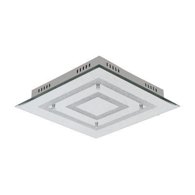 Bourne Plastic LED Semi Flush Mount