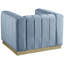Fauteuil en velours de 38,5 po Tyneside-1883192246