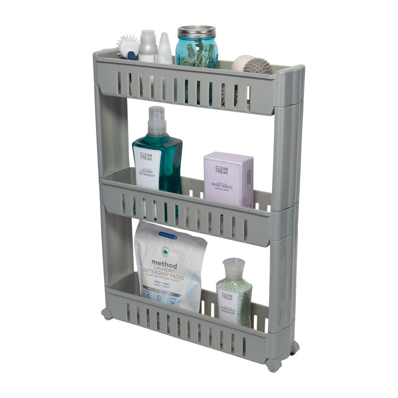 28.35'' H x 4.92'' W Utility Cart, Grey