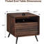 Table de chevet Mid Century Modern