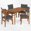 Ensemble repas pour quatre personnes-111946886